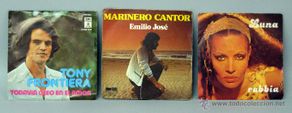 Dischi in vinile: Tony Frontera Todavía creo en el amor Emilio José Marinero cantor Luna Rabbia 3 45 rpm vinilo